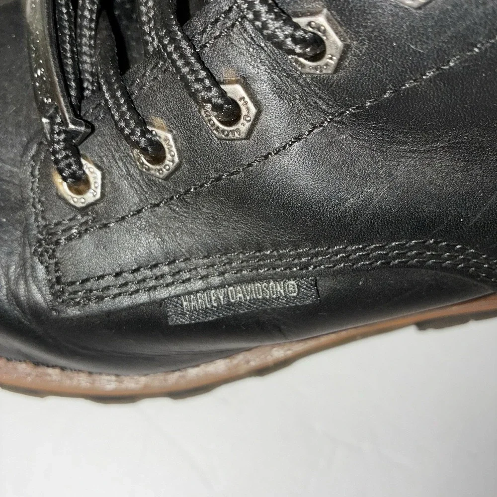 Harley Davidson Tyson Logger Black Motorcycle Boot Men's Sz 8